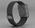Apple Watch Series 2 42mm Space Black Stainless Steel Case Black Milanese Loop 3d model