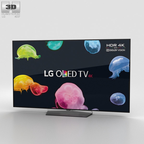 LG 55'' OLED TV  B6 OLED55B6V 3D 모델 