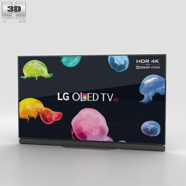 LG 65'' OLED TV E6 OLED65E6V 3D-Modell