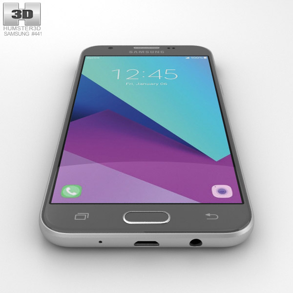 Samsung Galaxy J3 (2017) Emerge Gray Modelo 3D - Electrónica on Hum3D