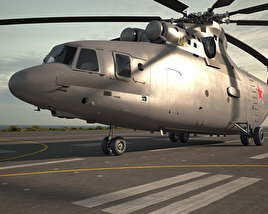 밀 Mi-26 3D 모델 
