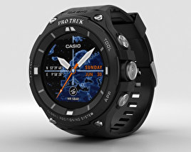 Casio Pro Trek WSD-F20 Black 3D 모델 