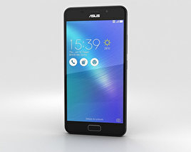 Asus Zenfone 3s Max 黑色的 3D模型
