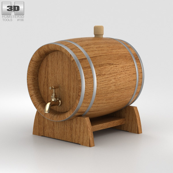 Barrel Beer 3D model