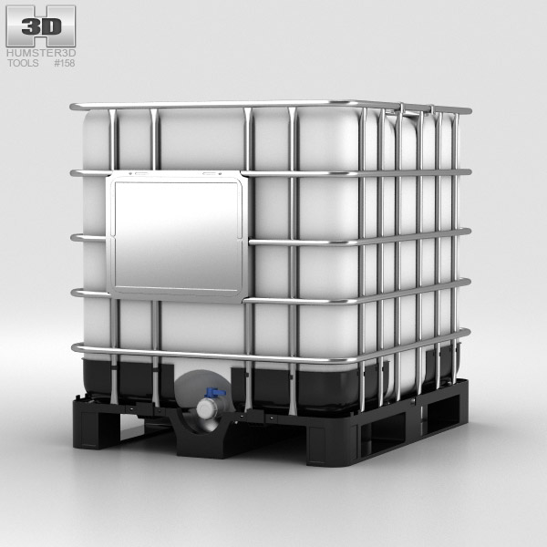 中型散货箱 3D模型