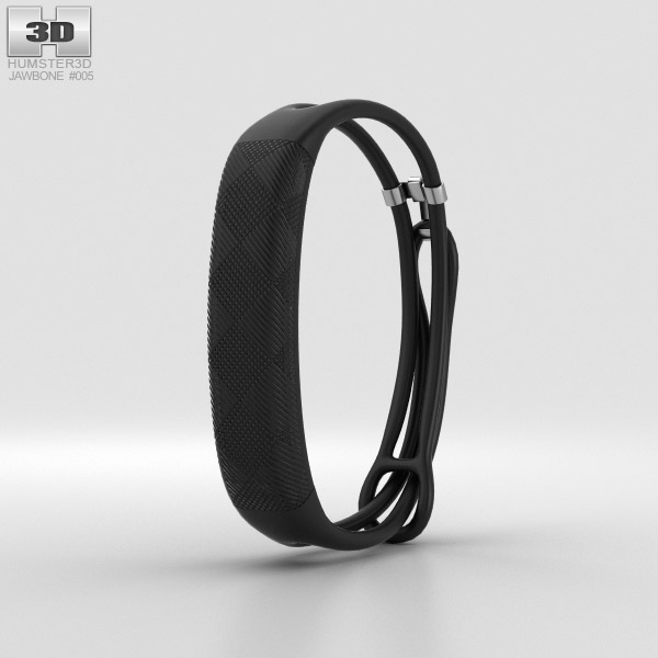 Jawbone UP2 Black Diamond Lightweight Thin Straps 3D model