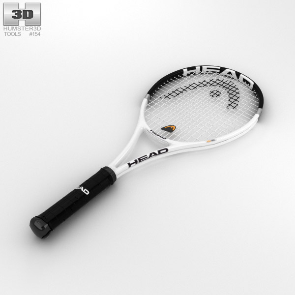Tennisschläger 3D-Modell
