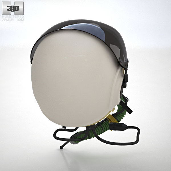 ZSh-3 Pilot Helmet 3D model - Clothes on Hum3D