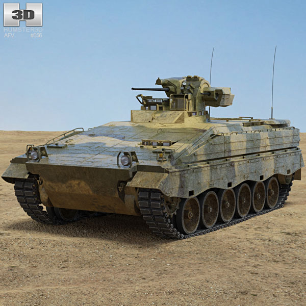 Marder Schützenpanzer 3D-Modell