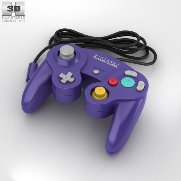 Nintendo GameCube コントローラ 3Dモデル