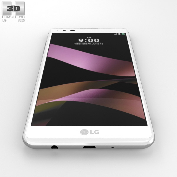 LG X Style Blanco Modelo 3D - Electrónica on Hum3D