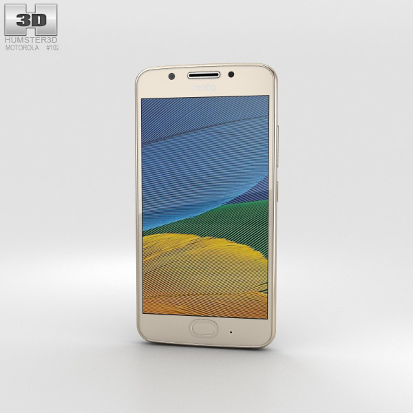 Motorola Moto G5 Fine Gold Modelo 3D