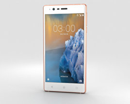 Nokia 3 Copper White Modello 3D