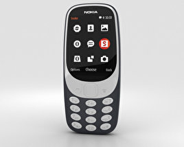 Nokia 3310 (2017) Dark Blue Modelo 3d