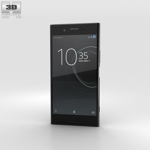 Sony Xperia XZ Premium Deepsea Black 3D 모델 