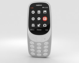 Nokia 3310 (2017) Grey 3D-Modell