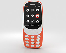Nokia 3310 (2017) Warm Red 3D model