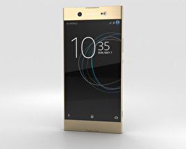 Sony Xperia XA1 Ultra Gold 3D model