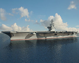 Nimitz-class aircraft carrier 3D model