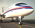 Sukhoi Superjet 100 Modello 3D