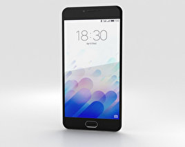 Meizu M3 Blanc Modèle 3D