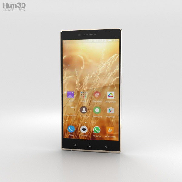Gionee Elife E8 Gold Modello 3D