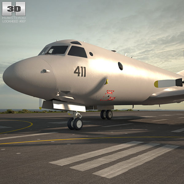 Lockheed P-3 Orion Modelo 3D