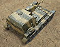 SU-76 3Dモデル top view