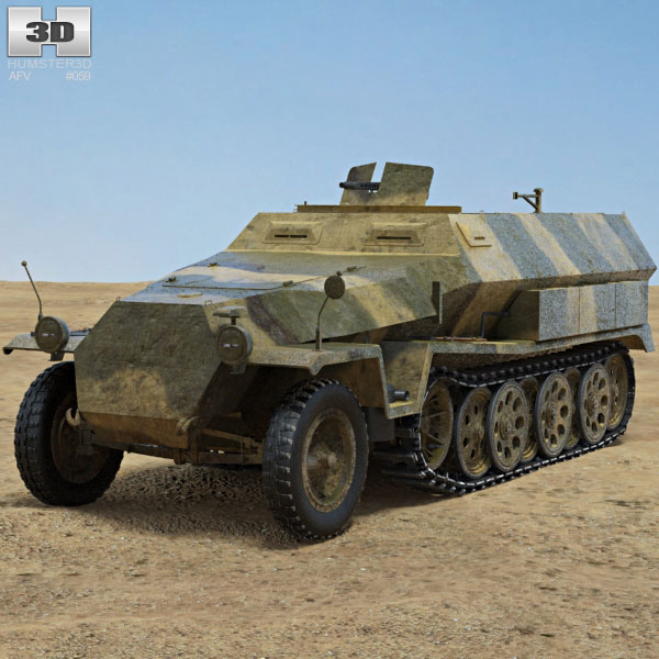 Sd.Kfz. 251 3D model