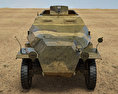 Sd.Kfz. 251 3d model front view