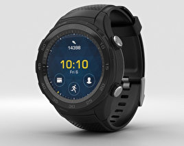Huawei Watch 2 Carbon Black 3D model