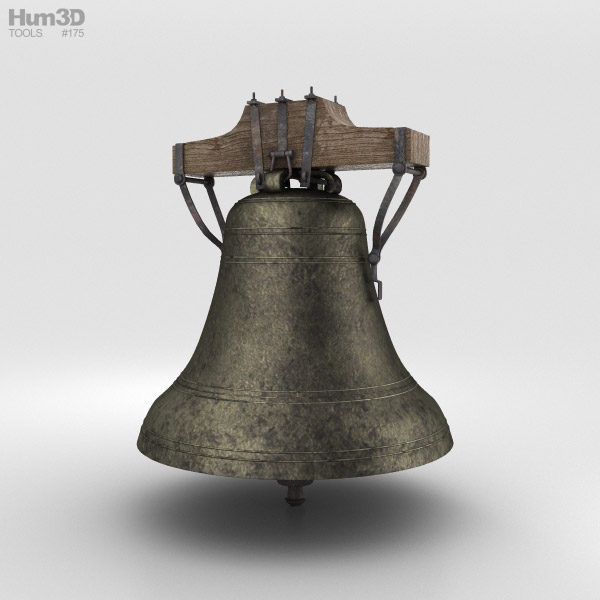 Церковний дзвін 3D модель