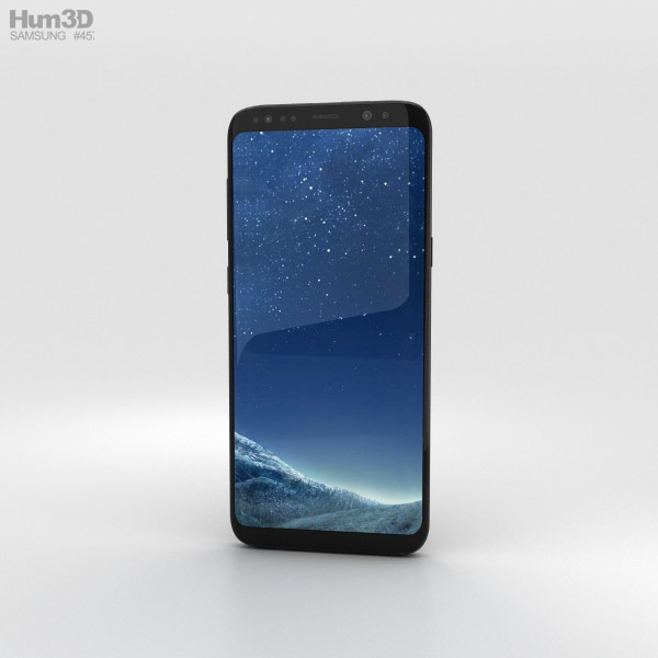 Samsung Galaxy S8 Black Sky 3D模型
