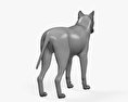 Loup gris Modèle 3d