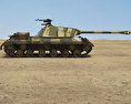 IS-3 Modelo 3D vista lateral