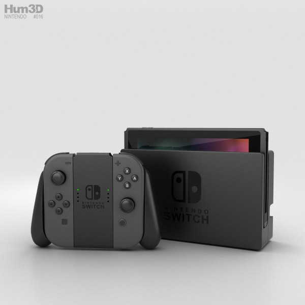 Nintendo Switch 3D 모델 