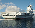 Admiral Kuznetsov aircraft carrier 3d model