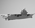 Admiral Kuznetsov aircraft carrier 3d model