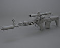 Dragunov SVU 3d model