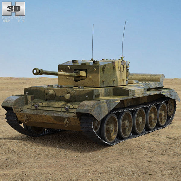 Cromwell Carro de combate Modelo 3d