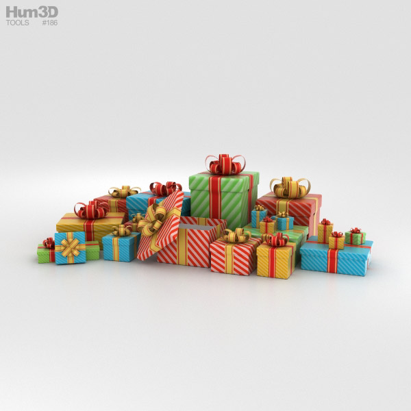 Geschenkbox 3D-Modell
