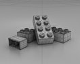 Peças de Lego Modelo 3d