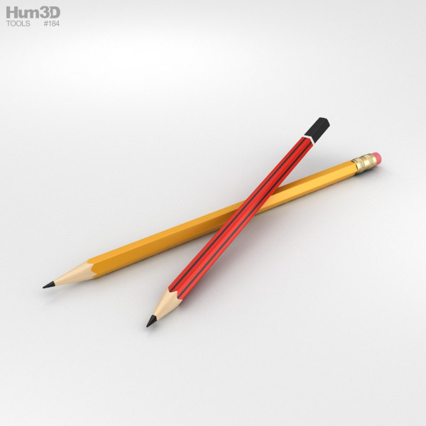 Pencil 3D model