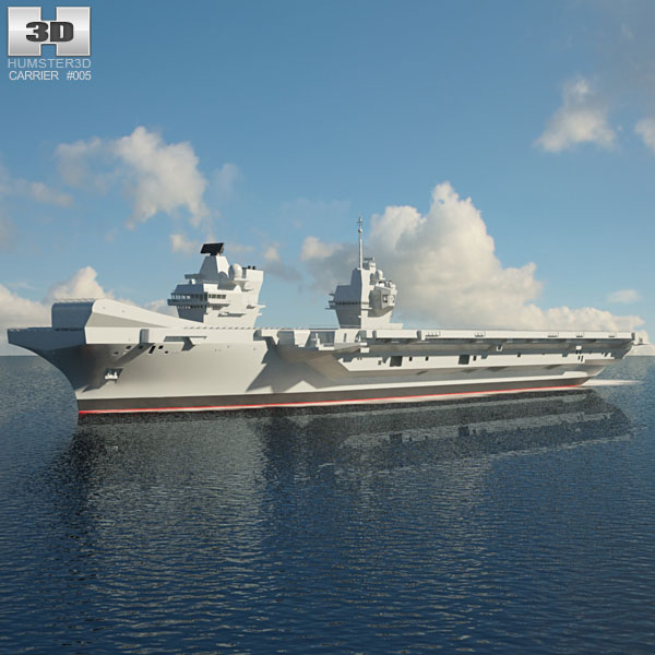 HMS Queen Elizabeth 3D model