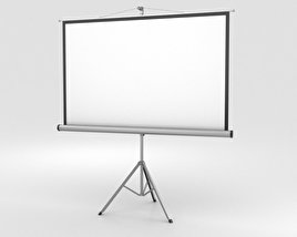 Projector Screen 3D model