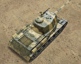 IS-2重型坦克 3D模型 顶视图