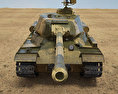 IS-2重型坦克 3D模型 正面图