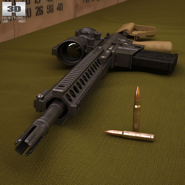 LMT L129A1 Modèle 3D