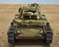Піхотний танк Матільда ІІ 3D модель front view