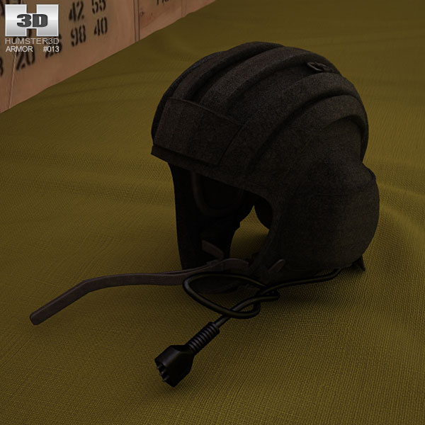 Sowjetischer Panzer Helm 3D-Modell